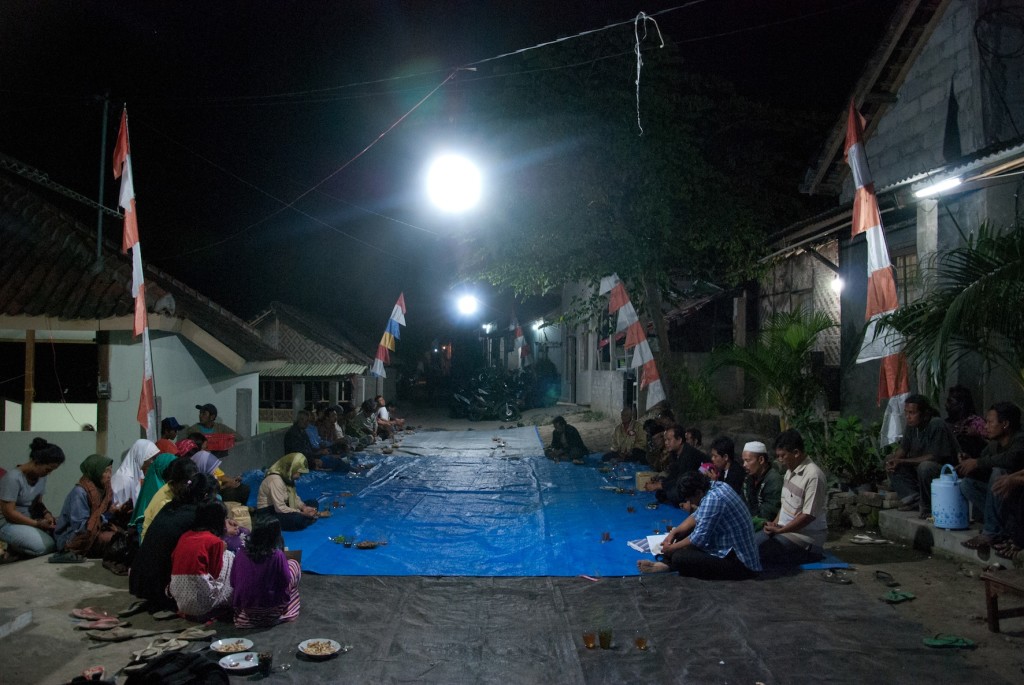 Suasana Malam Tirakatan di Ledhok Timoho, dok.: Fajar Riyanto.